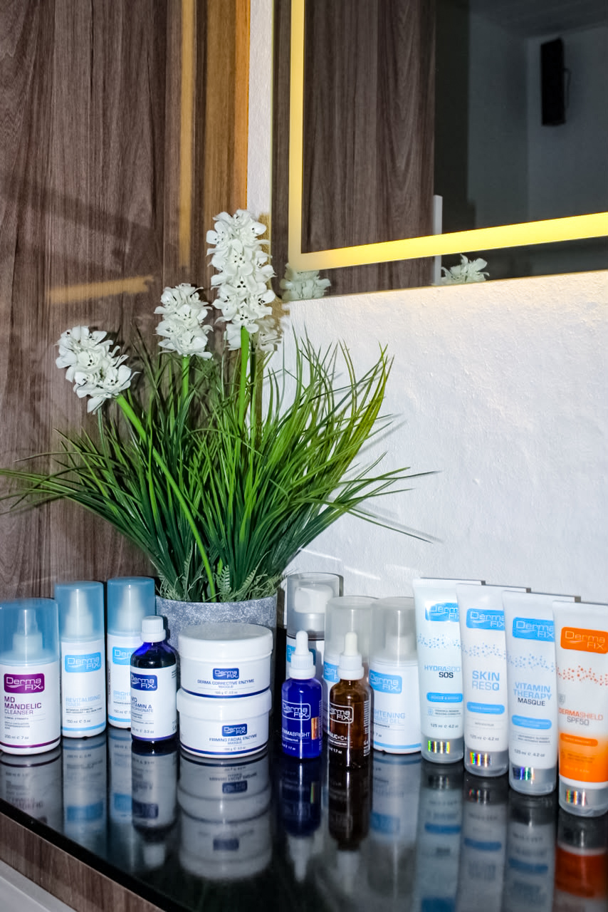 DermaFix products display