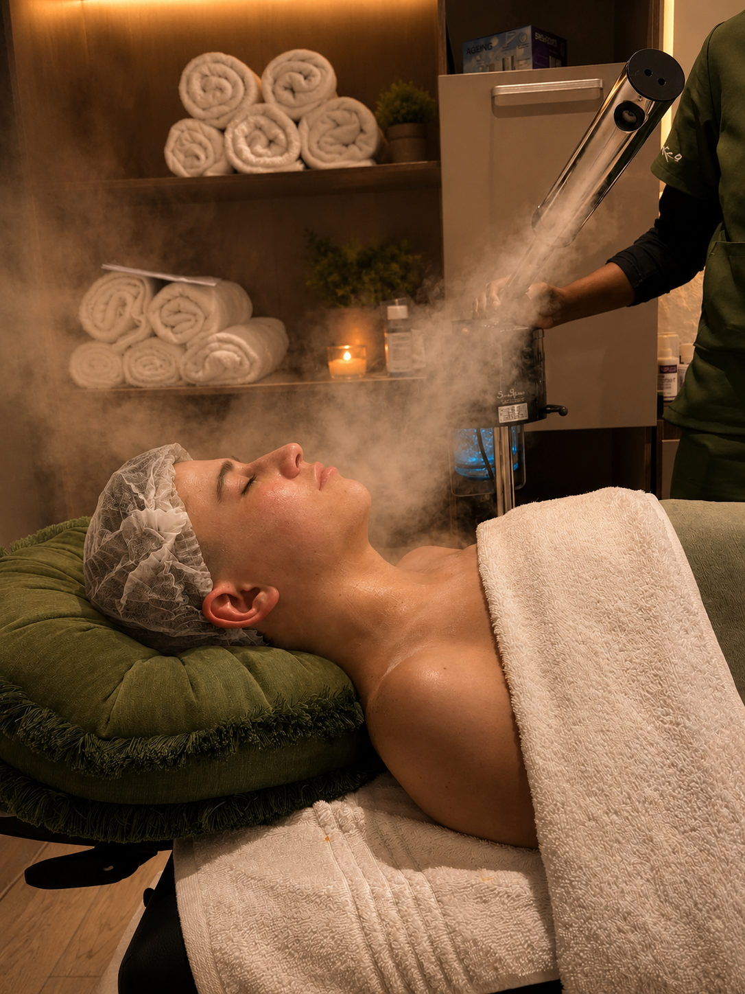 Facial steamer therapy